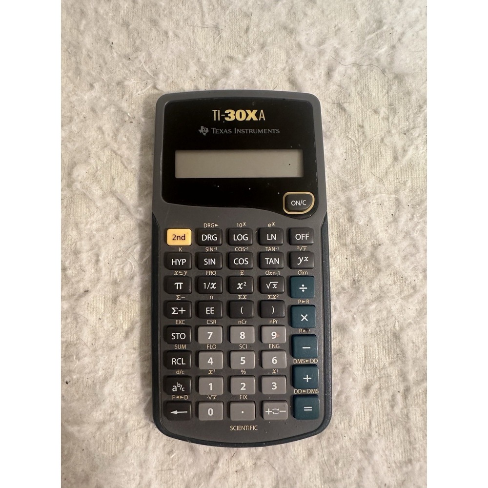 Texas Instruments TI-30Xa Scientific Calculator - With Cover